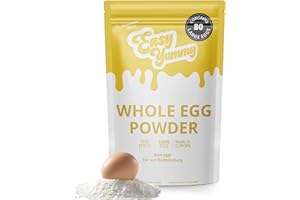 Easy Yummy Volleipulver zum Kochen (1kg), 100% Eipulver für Omelett