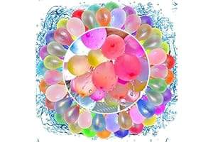 FDRJKN 1000 Pcs Water Balloons, Reusable Water Balloons, Water Game, For Kids Outdoor Games, Summer Pool Party Supplies