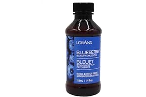 Lorann Oils Bakery Emulsions Natural and Artificial Flavor 4oz-Blueberry, Other, Multicoloured, 6.82 x 6.82 x 13.43 cm