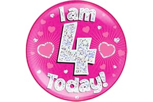 OAKTREE Oak Tree Birthday Badge, Pink