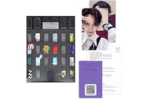 GENERIC SEVENTEEN - BEST ALBUM [17 IS RIGHT HERE] (Wevers Albums Ver.) Card Holder + Qr Card + Photocard + User guide + 2 Pin badges + 4 Extra Photocards