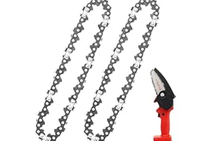 FANGHUIER 4 Inch Chainsaw Mini Chainsaw Chain Saw，1/4inch Saw Chain Mini Chainsaw Cordless Oregon Chainsaw Chain（Chainsaws are not Included