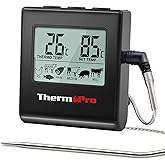 Vleesthermometer,DOQAUS Keukenthermometer Barbecuethermometer, Digitale thermometer met 3s Directe Uitlezing,Opvouwbare Lange Sonde en LCD-scherm voor Keuken,Grill,BBQ-Oranje Vleesthermometer,DOQAUS Keukenthermometer Barbecuethermometer, Digitale thermometer met 3s Directe Uitlezing,Opvouwbare Lange Sonde en LCD-scherm voor Keuken,Grill,BBQ-Oranje
