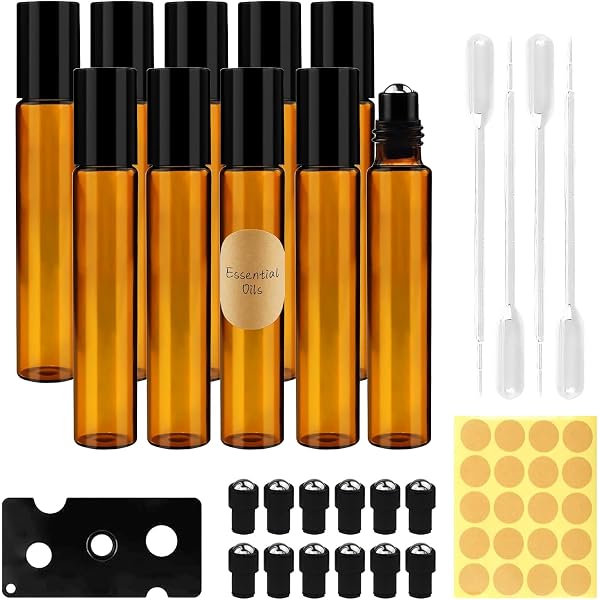 Flacons Vaporisateurs 30 Ml - Lot De 12 - Pour Parfum, Huiles Essentielles, Spray Nasal - Blanc