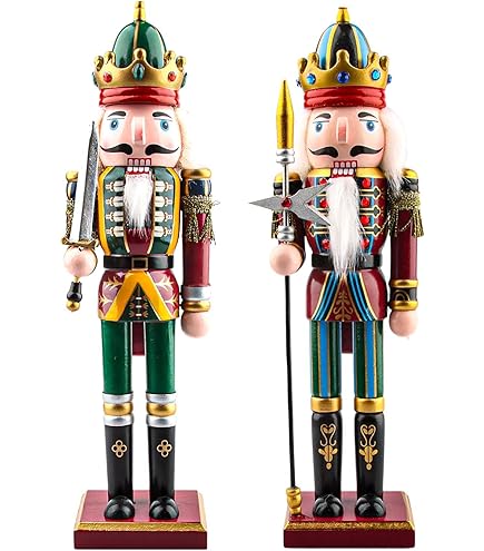 MAGICLULU Lot De 12 Casse-noisettes Bruts De Noël Bruts à Faire Soi-même, Bruts Et Non Peints