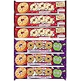 Jammie Dodgers Jam 140g x3 with Jammie Dodgers Apple & Blackcurrant 140g x3 (6 Pack Mixed Bundle)