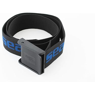 Best Divers Zi0120 Ceinture Porte Plobs Sub Avec 5 Poches, Boucle Nylon