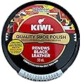 2 PACK OF KIWI SHOE POLISH BOOT SHINE TIN BLACK 50ML