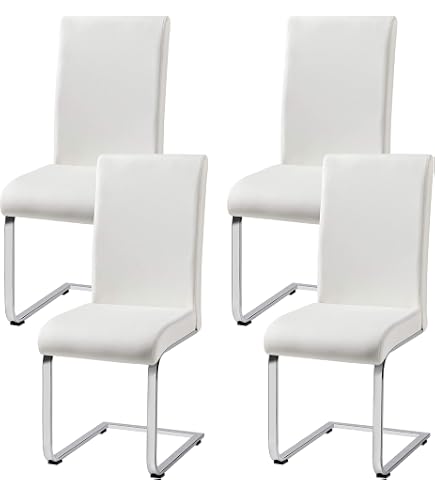 Freischwinger SAMSON - 58cm - schwarz - Echtleder Metallrahmen Armlehne | hoher Komfort, pflegeleicht, langlebig, Komfortgriff, Design, Industrial, moderne Optik, stabiles Gestell