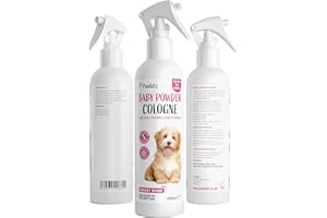 PAWBITS Baby Powder Cologne for Dogs 250ml - Long-Lasting Deodoriser & Conditioner for Pets