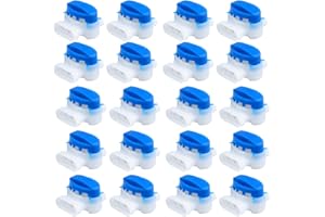 Bailinks 20 Pcs Cable Connector Electrical Crimps Gel Filled waterproof wire connectors for Robotic Lawn Mower Outdoor Garden Irrigation Applications