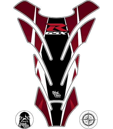 Adesivo 3D Resinato Proteggi Tappo Serbatoio Per Suzuki GSX-R600/750/1000 E GSX1250/1300 (2003-2015)