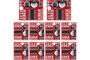 ALMOCN 10 pieces 1.5 A 2 way DC motor driver module speed dual H-bridge replacement stepper L298N