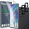 Ferilinso Verre Trempé pour Samsung Galaxy S21 FE 5G, 3 Pièces HD Film Vitre Protection écran avec 2 Pièces Caméra Arrière Pr