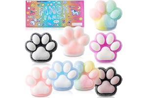 1Pcs Taba Squishy Cat Paw Squeeze Toys, Squishy Fidget Toy, Kawaii Squishies Sensory Toys, Pinch Family Squishy Toys, Cat Paws Mochi Toys,Stress Relief for Party Favors,Novelty Things for Adults Kids