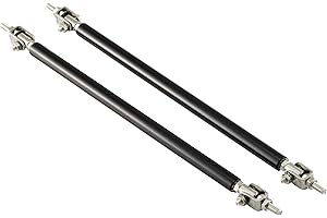 DL-RACING Splitter Halter 250-295mm verstellbar Universal Stabilisator Spoiler Edelstahl