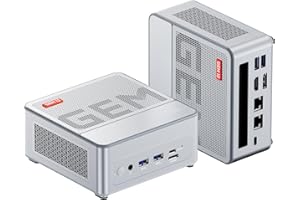AOOSTAR GEM12 7840HS Mini PC Computer, AMD Ryzen 7 7840HS 32GB DDR5 RAM 1T M.2 2280 PEIC4.0 SSD personnal Mini Computer PC, 1 x OCULINK/ 1 x USB4/1 x HDMI2.1/1 x DP 1.4, 2 X 2.5G RJ45(No-Screened Version)