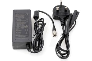 HangTon Hirose 4 Pin AC DC Power Supply Adapter 12V/4A for Sound Devices 702T 688 552 MixPre Zoom F4 F8 Recorder ZAXCOM (UK)