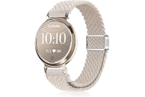YealRed Nylonarmband för Garmin Lily 2 Active/2 Classic, justerbart skjutspänne, magnetiskt sport, ersättningsband, klockarmb
