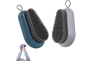 JPESYGFDK Nagelbürste 2 Stück Handwaschbürste Nagelbürste, mit weichen Borsten Nagelmaniküre Reinigungsbürste mit Hängendem Seil, Kunststoff Handbürsten steife Borsten, Nagelreinigungsbürste