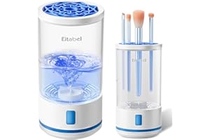 ‎EITABEL EITABEL Elektrischer Makeup-Pinselreiniger, 7000 U/min Tiefenreinigung, 1200mAh wiederaufladbarer Akku, Tragbarer automatischer Pinselreiniger für alle Kosmetikpinsel