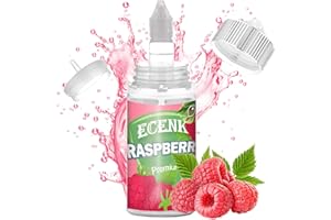 ECENK VAPE Ecenk Lebensmittelaroma - 30ml - Intensives Aroma - Food Flavour Drops - Hochdosiertes Lebensmittel Aroma, für Backen, Lebensmitteln, Vernebler, Nebelmaschinen, 100ml-DIY-Flasche (Himbeere)