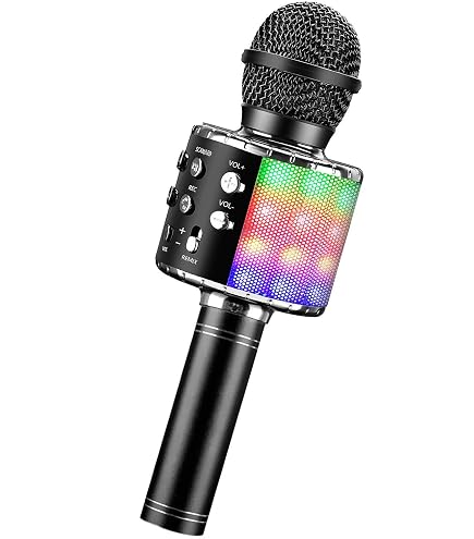 Microphone Karaoké Bluetooth 7 En 1 CEFA Toys - Avec Effets Vocaux, Haut-parleur, Compatible Smartphone Et Apps - 12