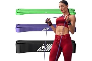 FX FFEXS Bande Elastiche di Resistenza -Tirare Su Pull Up - Fasce Elastiche Fitness Sollevamento Crossfit Ginnastica - Perfette per Sollevamento Pesi Forza di Base Agilità Mobilità e Altri Tipi di Allenamento