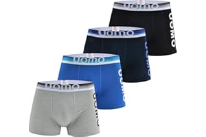Trendy Boy Slip Boxer in Cotone da Ragazzo Intimo 8-16 Anni Mutande Set da 4 Pezzi Set Multicolore Design Italiano Ultra Morbido