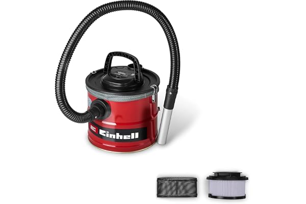 Einhell Aspirateur à Cendres TC-AV 1830 D (800 W, capacité d’asp. 170 mbar, cuve 18 l, système de filtrage, préfiltre poussières Fines, Fonction de soufflage, Flexible de 1 m, câble de 2 m)