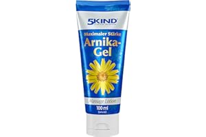 ‎5KIND CLINICAL SKINCARE 5kind Hochdosiertes Arnika Gel 100 ml - Schnell wirkende Arnikaa Salbe gegen Blutergüsse und Schwellungen - Arnica Montana Extrakt – Arnika Salbe hochkonzentriert für Muskeln und Gelenke von Läufern
