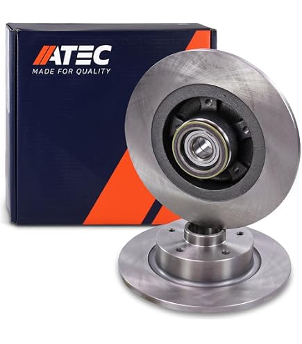 ATEC Germany Kit Freinage Essieu Arrière Disques + Plaquettes Pour Renault Grand Scénic III, Mégane CC Et Grandtour