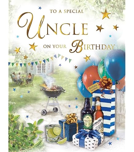 Nigel Quiney Biglietto Di Auguri 'Happy Birthday Brother In Law' Con Bottiglia Di Birra - Dimensioni 137x203 Mm - Busta Blu Inclusa