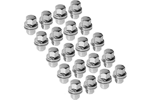 Uenopedin MJ RRD500290 Wheel Nuts Wheel Lug Nuts Steel Alloy Wheel Nut Set Compatible with Land Ro-ver Sport 2005-2013 Discovery LR3 LR4 2004-2014 Ran-ge Rover L322 2006-2012, 20pcs for LR068126
