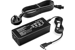 TUVOYO 45W Laptop Charger Compatible with Acer Chromebook Laptop Extensa 15 Chromebook 14 CB3-431 CB3 CB5 CB3-532 11 13 15 R11 A11-065N1A N16Q1 N15Q9 C731 C738T N15Q8 CB3-131 Power Supply 3.0 * 1.1mm