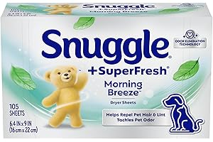 Snuggle Plus Super Fresh Weichspüler für Trockner, mit statischer Kontrolle und Geruchsbeseitigungstechnologie
