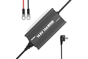 Redodo 14,6V 10A Caricabatterie Lifepo4 per Batterie Litio, Carica Veloce, Alta Efficienza di Carica, Progettato per Caricare Batterie LiFePO4 a Ciclo Profondo