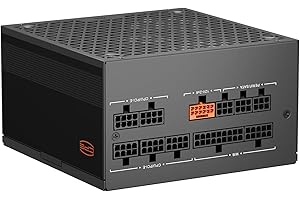 PCCOOLER YN750 Alimentazione, 750W certificata 80 PLUS Gold completamente modulare PCIe 5.1 & ATX 3.1 Gaming PSU, Ventola FDB da 135 mm silenziosa, spina EU - Garanzia 10 anni