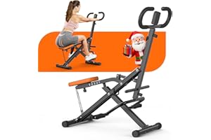 Dskeuzeew - Cyclette Power Body, attrezzatura per allenamento degli addominali, attrezzatura per palestra domestica, per addome, braccia, gambe, schiena e glutei