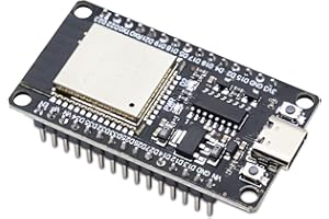 APKLVSR ESP32 ESP32-WROOM-32 USB C NodeMCU Development Board, CH340 2.4GHz Dual-Cores WiFi + Bluetooth for Arduino