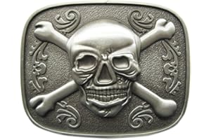 JEAN'S FRIEND New Vintage Tattoo Pirate Skull Bottle Opener Hebilla del cinturón Belt Buckle