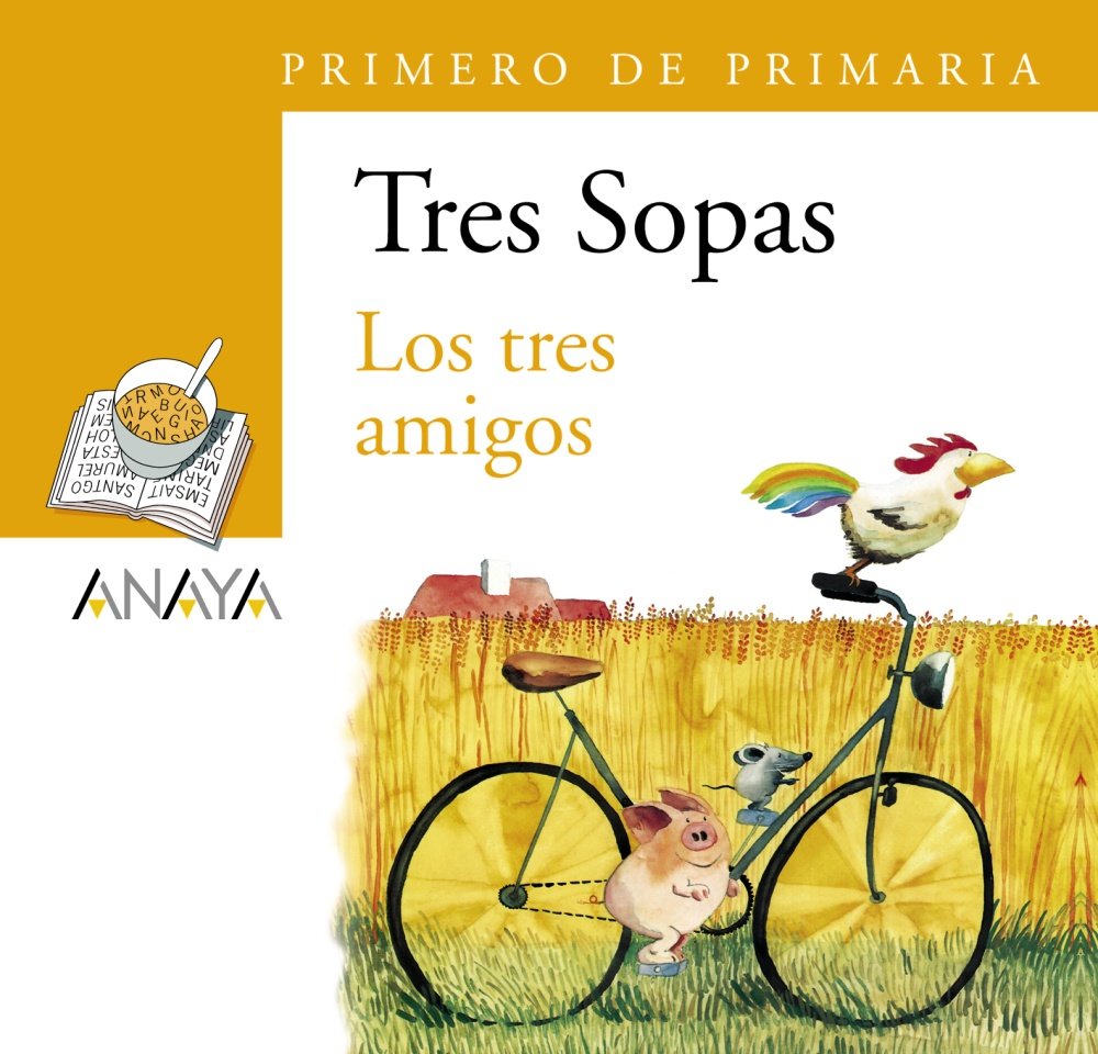 Blíster " Los tres amigos " 1º Primaria: 82 - Plan Lector Tres Sopas )