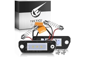 ‎TECTICO TECTICO LED Kennzeichenbeleuchtung Nummernschildbeleuchtung SMD Ultra Weiß Kompatible mit Benz W163 W164 X164 W251 V251, 2 Stücke