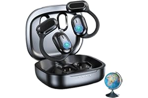 SMD35 KI Übersetzer Kopfhörer 4-in-1 AI Kopfhörer Übersetzer Echtzeit, Übersetzung Ohrhörer Bluetooth 5.4 mit App, Übersetzungskopfhörer Headphone Translator mit Echtzeit Übersetzung für Lernen Reisen