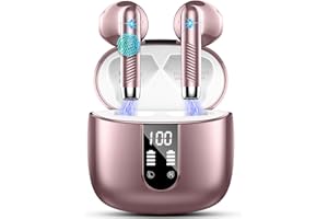 Drsaec Bluetooth Kopfhörer, In Ear Kopfhörer Kabellos Bluetooth 5.3 Kabellose Kopfhörer mit 4 Mic, Neue ENC Noise Cancelling Wireless Earbuds 48H Tiefer Bass, IP7 Wasserdicht Ohrhörer LED-Anzeige