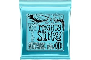 Ernie Ball Mighty Slinky Nickelwound Electric Guitar Strings 8.5-40 Gauge