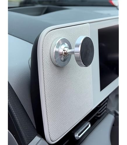 ALAFLY Designed For Hyundai Ioniq 5 Phone Mount, Magnetically Attaches To Metallic Dashboard For 2024 2025 Hyundai Sonata Kona & 2022-2025 Ioniq5 2026 Ioniq 9 [Compatible With MagSafe