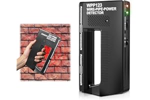 RUIZHI Wire Pipe Detector, 3 in 1 Cable Detector for Walls High Sensitivity, Wall Scanner Stud Finder with Adjustable Alarm Sensor for Wall, Floor, Ceiling, Metal, Wood, AC Wire, Joist Pipe Detection