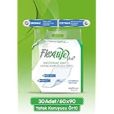 Flexi Life Plus Kaydırmaz Bantlı Yatak Koruyucu, 30'lu, 60x90cm