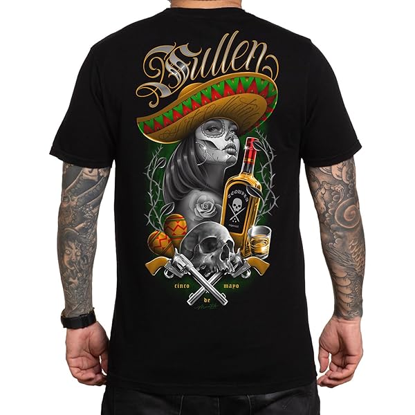 T-shirt Homme/Femme Sullen Heavy Cotton - Grim Reaper - Neuf Avec étiquettes